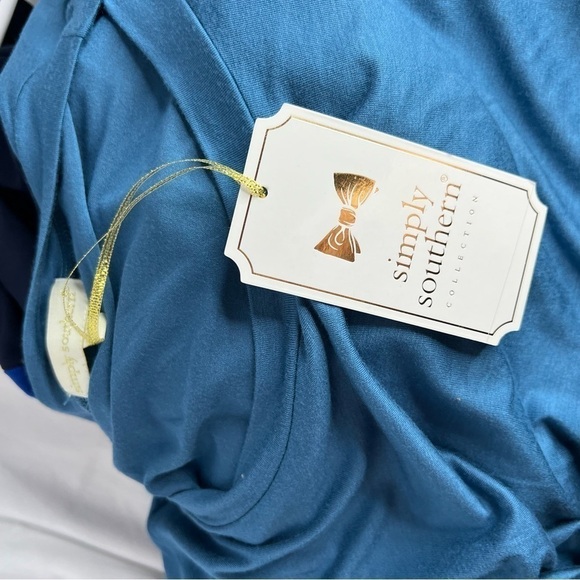 NWT SIMPLY SOUTHERN Blue XXL Tunic - Picture 2 of 9